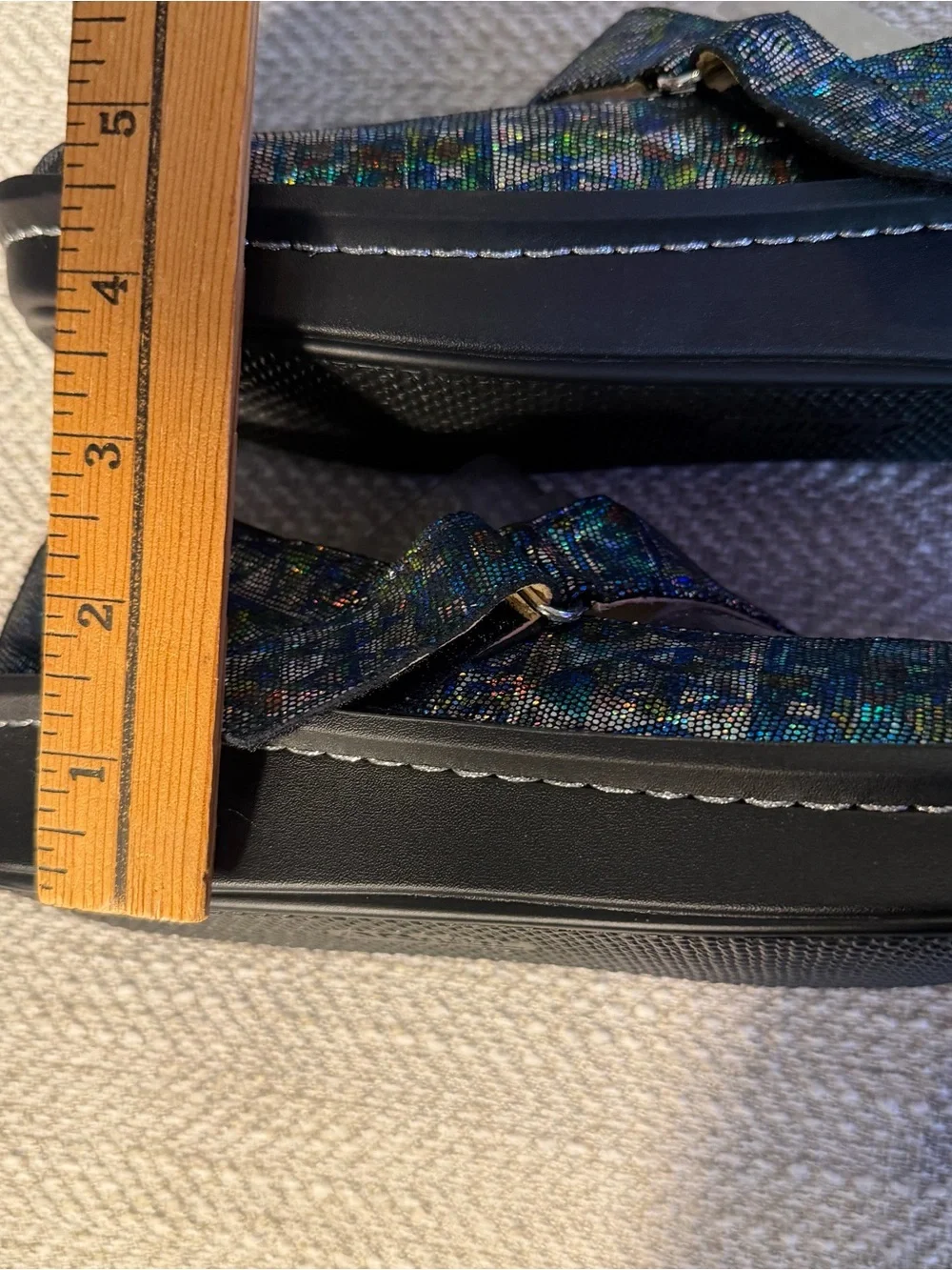 Alegria Blue Multi Mary Jane Comfort Shoe